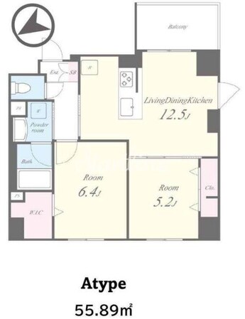 サントゥール駒込の物件間取画像